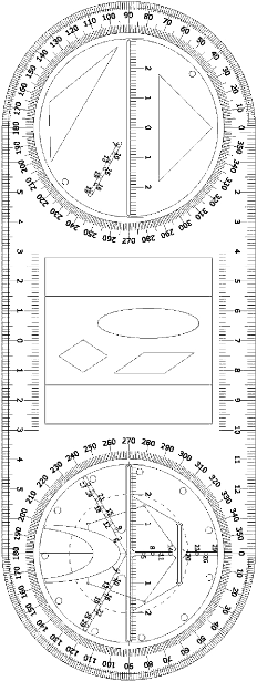 Multifunctional Geometric Ruler